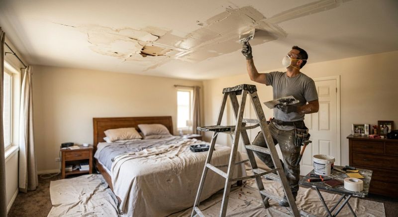 Bedroom Wall Repair in Kansas City, KS