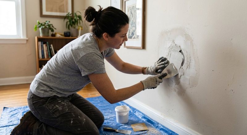 Bedroom Wall Repair in Kansas City, KS