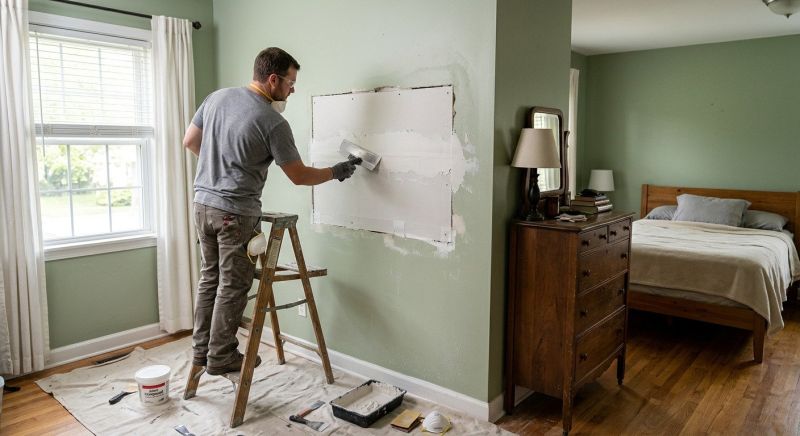 Bedroom Wall Repair in Alpharetta, GA
