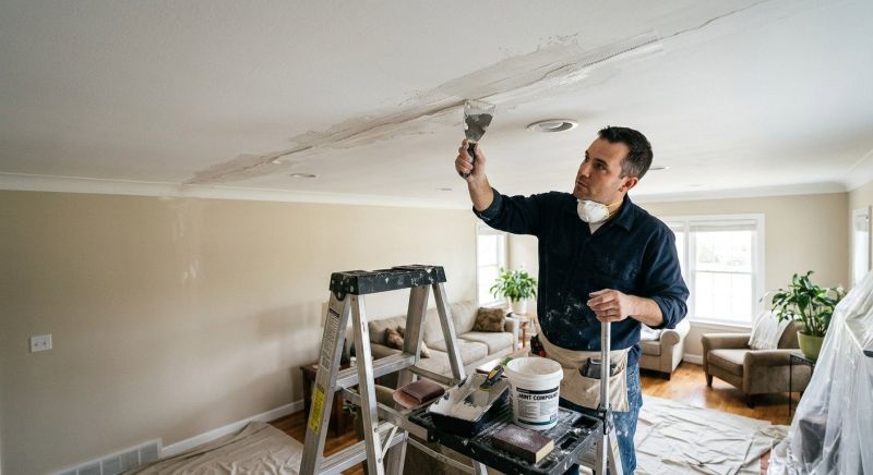 Ceiling Crack Repair in Alpharetta, GA