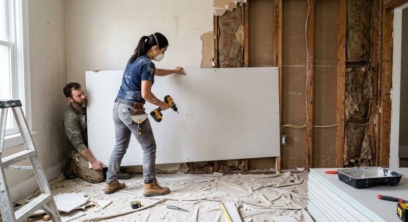 Residential Drywall Service in Overland Park, KS